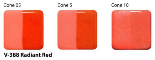 AMACO Velvet Underglaze V-388 - Radiant Red - 2 fluid oz.